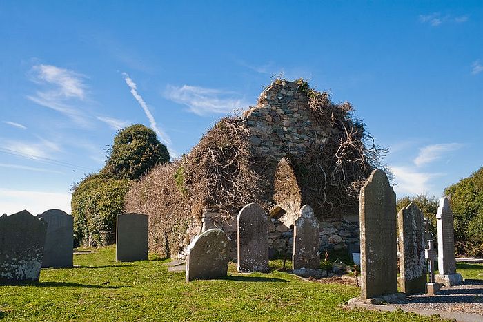 St. Decuman's Church ruins in Killag, Wexford