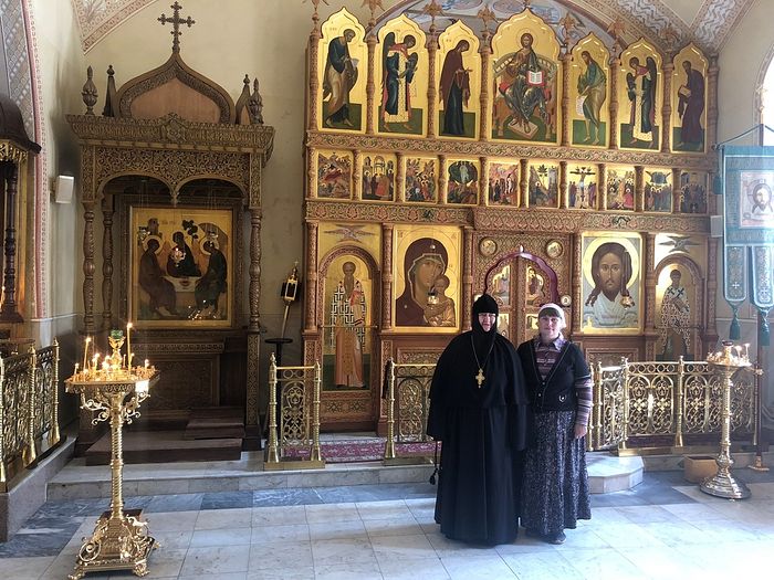 With Mother Nikolaya in Optina