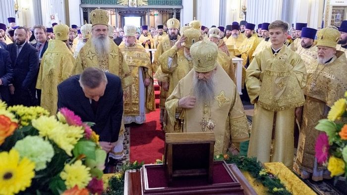 Благодарствени молебан за новоизабраног губернатора Петрограда