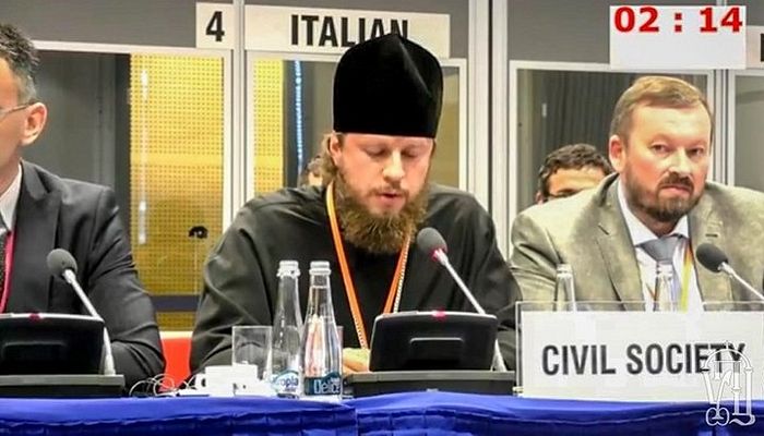 Епископ Барышевский Виктор заявил о нарушении прав верующих УПЦ на совещании ОБСЕ в Варшаве