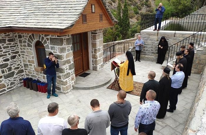 Мельница прп. Силуана Афонского освящена в Пантелеимоновом монастыре на Святой Горе