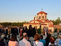 Greek Chapel Dedicated to the New Saints Paisios, Porphyrios and Iakovos Built Near Turkish Border