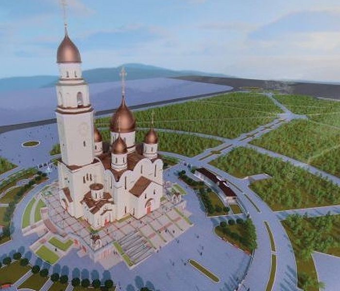 Проект храма св. Александра Невского в Северной Осетии