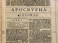 What is the “Apocrypha”?