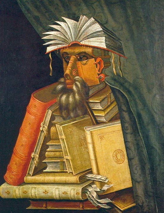"Βιβλιοθηκάριος". Καλλιτέχνης: Giuseppe Arcimboldo