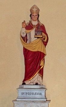 Статуя свт. Финбарра в католическом соборе Корка (фото предоставлено кафедральным собором Богородицы и св. Анны в Корке)