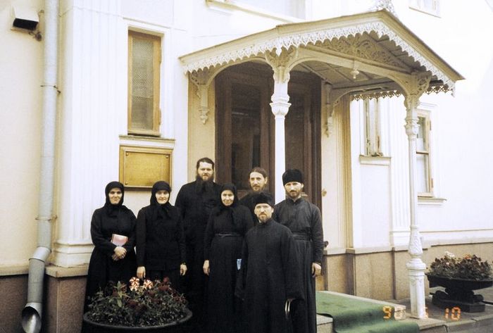 Матушка Феофания на послушании в Московской Патриархии. 1990 год