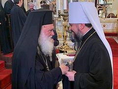 Patriarch Bartholomew, Poroshenko, and Epiphany thank Greek Church for recognizing OCU