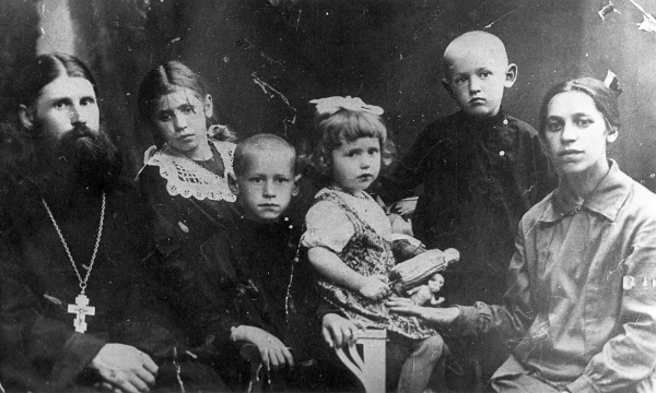 Свщмч Леонид Виноградов с семьей