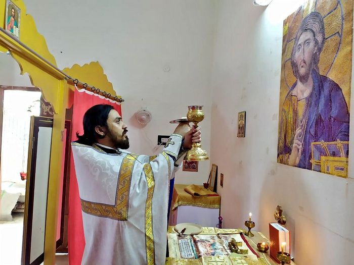 The Divine Liturgy on the feast of the Dormition of the Mother of God, 2019