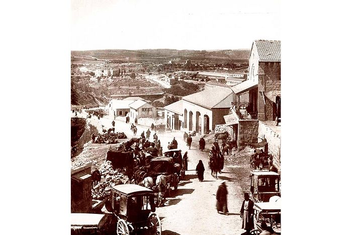 Вид из Яффских ворот старого города Иерусалима
