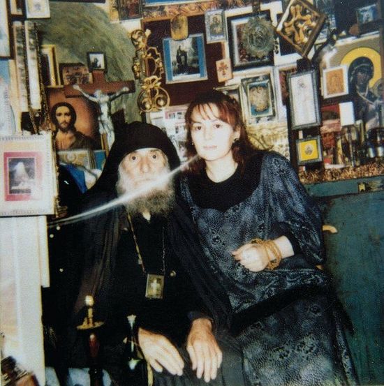 Elder Gabriel and Manana Khorbaladze