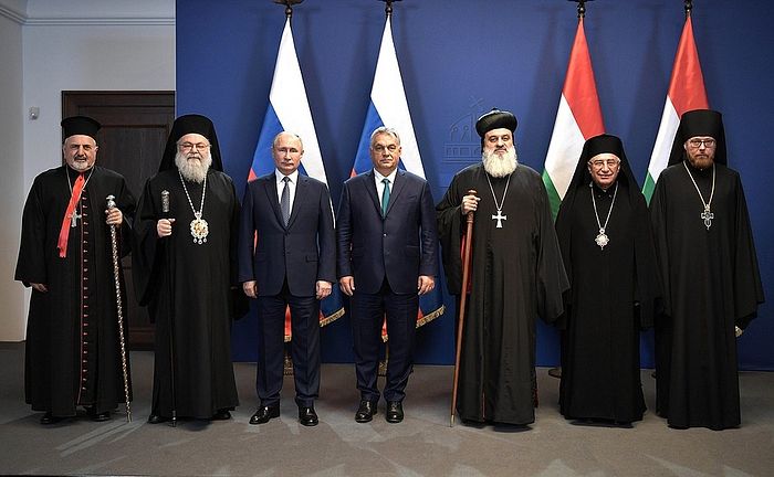 Президент России и Премьер-министр Венгрии встретились с главами христианских Церквей Ближнего Востока