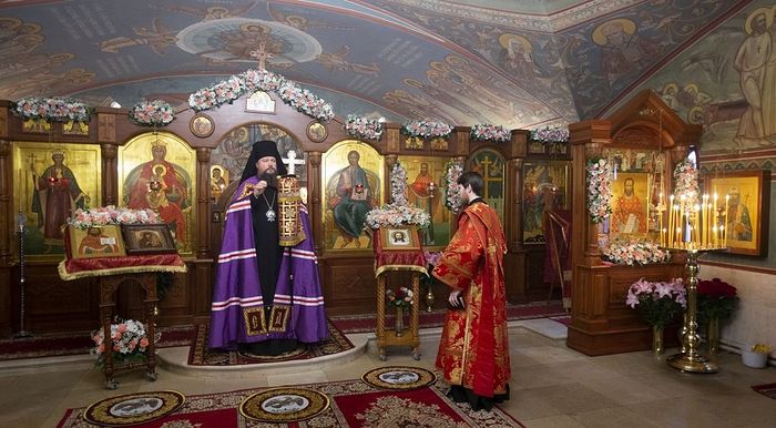 В Зачатьевском ставропигиальном монастыре молитвенно почтили память священномученика Владимира Амбарцумова