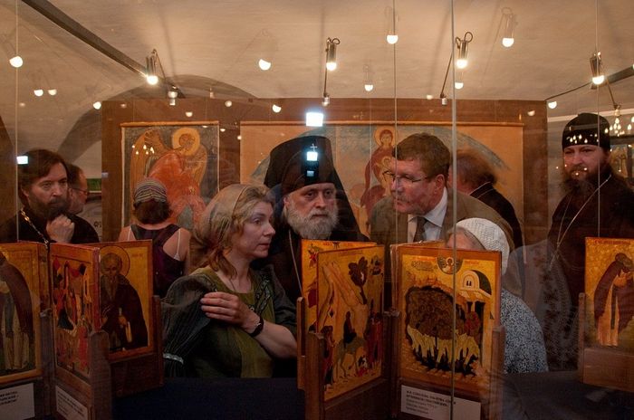 Выставка работ монахини Иулиании (Соколовой) в Музее имени Андрея Рублева 2010 г.