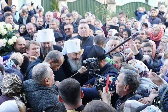 Предстоятель Украинской Православной Церкви возглавил торжества по случаю 25-летия Хустской епархии