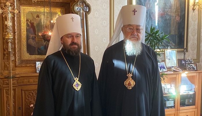 Состоялась встреча митрополита Волоколамского Илариона с Предстоятелем Польской Православной Церкви