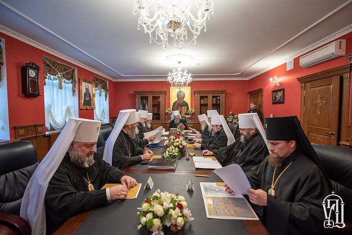 Блаженнейший митрополит Онуфрий возглавил последнее в текущем году заседание Синода Украинской Православной Церкви