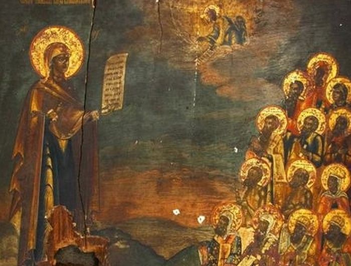 Редкую икону XVIII века с изображением Московского Кремля приобрел Новгородский музей-заповедник