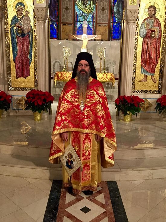 The new Dean of Holy Cross Theological School Archimandrite Maximos Constas. Photo HCHC