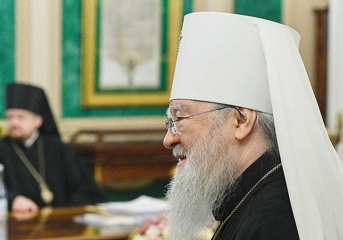 Святейший Патриарх Кирилл поздравил митрополита Ювеналия с 60-летием священнослужения