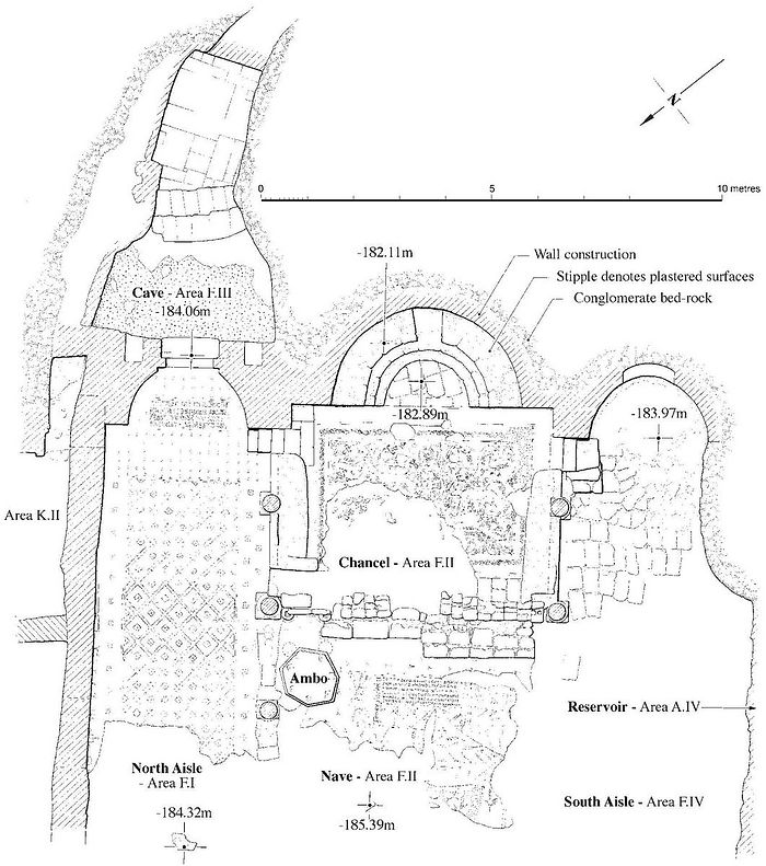 Рис 12б. План базилики святого Лота