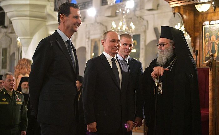 Президент России посетил Антиохийскую Патриархию