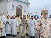 В ходе визита в западноукраинские епархии Блаженнейший митрополит Онуфрий совершил Литургию в Успенской Почаевской лавре