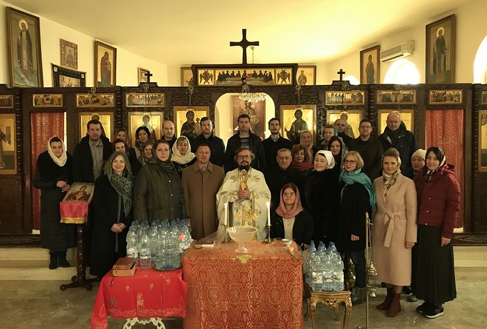 В Представительстве Русской Православной Церкви в Дамаске состоялось празднование Крещения Христова