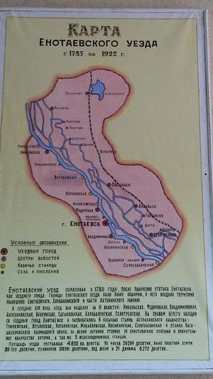 Енотаевский уезд до 1922 года карта