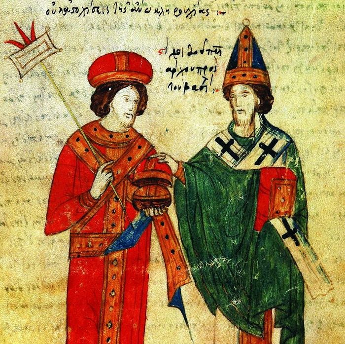 Pope Leo IX and the Patriarch of Constantinople Michael I Cerularius. Photo: tunnel.ru