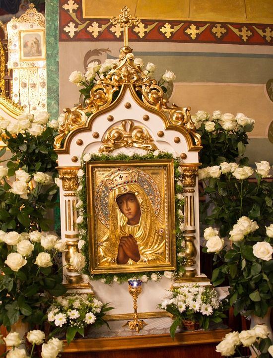 The wonderworking Krements Sorrowing Icon of the Mother of God