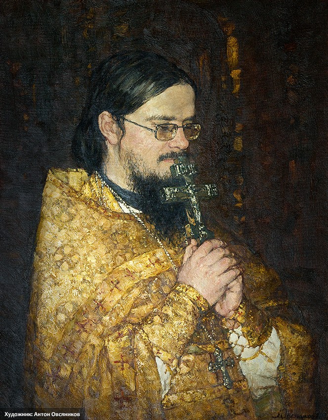A portrait of Fr. Daniel Sisoyev