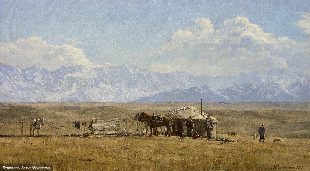 Ush-Konyr Plateau. Kazakhstan