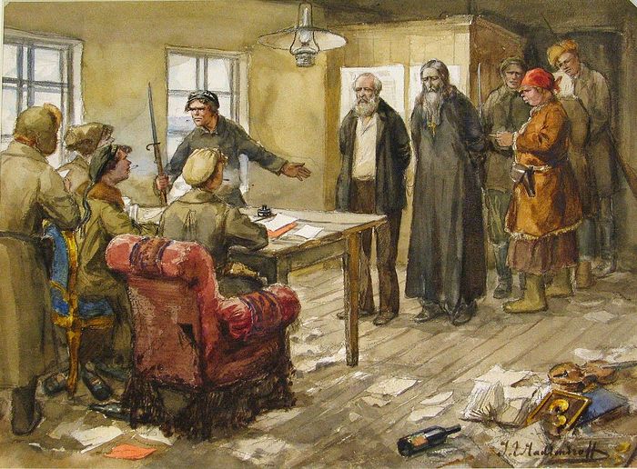 Ivan Vladimirov. Questioning in the committee of poor