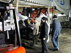 20 tons of humanitarian supplies sent for refugees living in Svyatogorsk Lavra