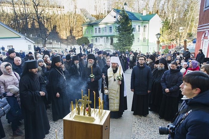 В Псково-Печерском монастыре молитвенно почтили память старца архимандрита Иоанна (Крестьянкина)