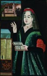 Ирина Ярмолинская, копия с портрета, конец XX — нач. XXI в. (Загаецкий монастырь)
