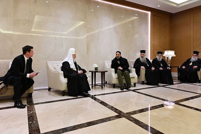 Святейший Патриарх Кирилл прибыл в Амман