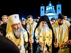 Metropolitan Onuphry of Kiev leads procession in Montenegro in support of persecuted Church (+VIDEOS)