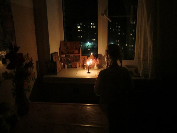 Παιδική προσευχή. Φωτογραφία: Γκενάντι Τίχονοφ