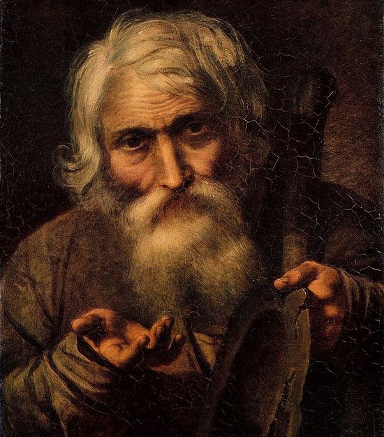 ​“An Old Beggar” by Vasily Shebuyev.