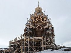 Iconic wooden church of Russian north to reopen after 30 years and large-scale restoration
