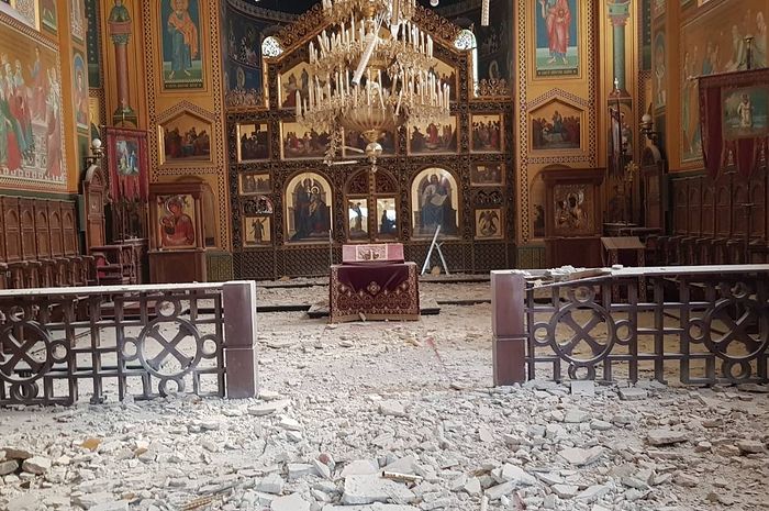 Православный кафедральный собор пострадал при землетрясении в Загребе