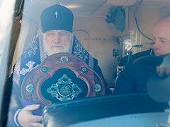 Metropolitan of Minsk sprinkles city with holy water from helicopter against coronavirus
