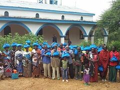 Tanzanian missionary center distributes food to needy parishioners