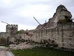 Byzantine Wall in Constantinople collapses as Turkey continues to let historical sites go into disrepair