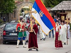Montenegrins process in honor of St. George despite quarantine (+VIDEO)