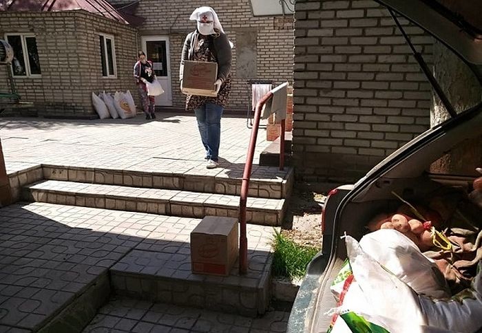 Бишкекская епархия обеспечила продуктами более тысячи киргизских, узбекских и русских семей