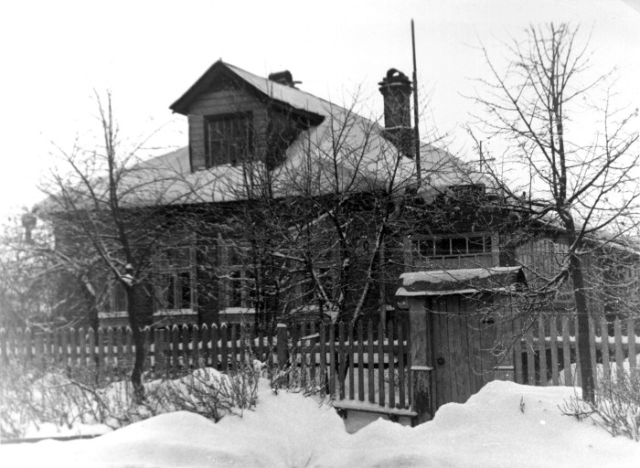 Το σπίτι στο οποίο ζούσε ο π. Σέργιος Μαχάεφ στο Νογκίνσκ το 1937